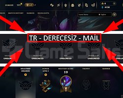 TR / 32 LVL + 1 SKİN + DERECESİZ + MAİL !!