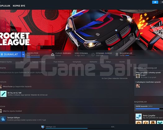 Nadir Steam Rocket League Hesabı +oyunlar
