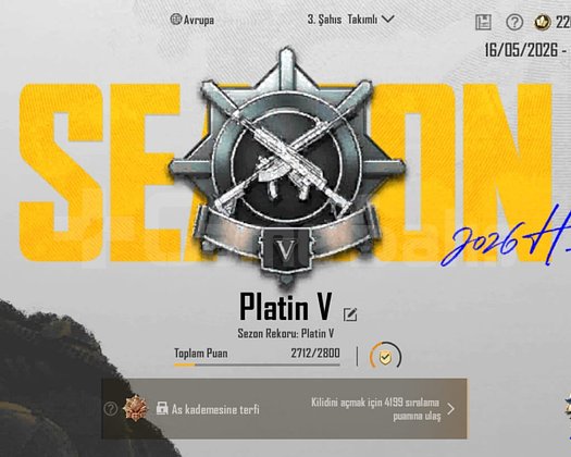TEK BAĞ !! PLATİN V + ID KARTI ++