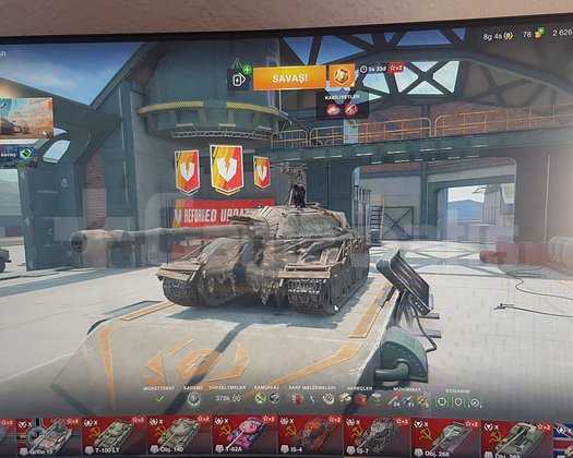 SATILIK WORLD OF TANKS BLİTZ HESABI+1WOT PC HESABI