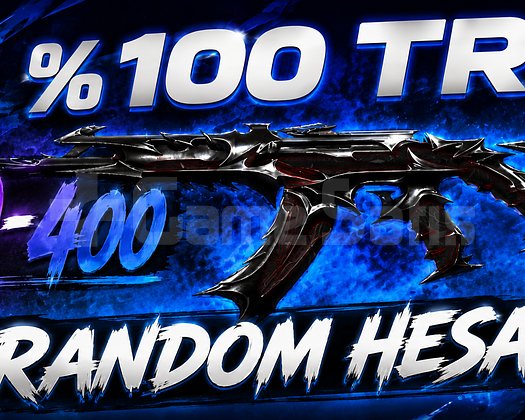 TR SUNUCU 200-400 SKIN HESAP GARANTİLİ RANDOM