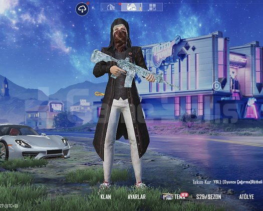 79.5 KOLEKSİYONLU FULL PUBG MOBİL HESABİ