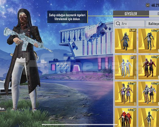 79.5 KOLEKSİYONLU FULL PUBG MOBİL HESABİ
