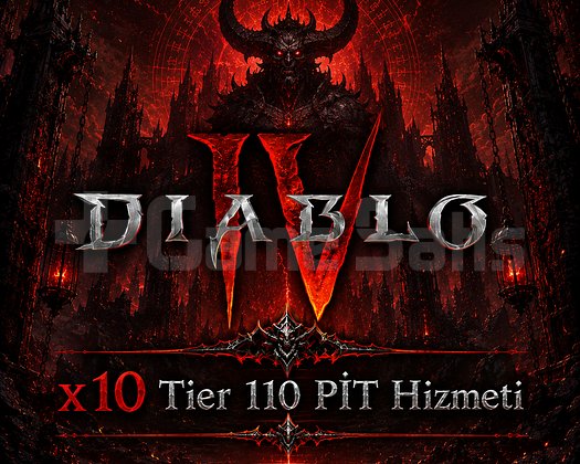 Diablo 4 S13 - x10 Tier 110 PİT HİZMETİ