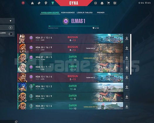 Diamond Rank | 55.000 VP Değerinde Skin