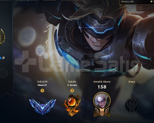 TR DIAMOND 4 65 winrate Fresh Hesap