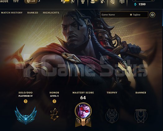 EUW PLAT 4 FRESH ACC +25 LP