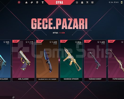 57 LEVEL PLAT 2 BOL SKİNLİ HESAP