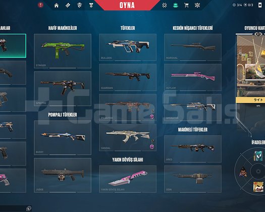 57 LEVEL PLAT 2 BOL SKİNLİ HESAP