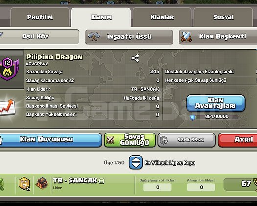 12 SEVİYE DRAGON KLAN