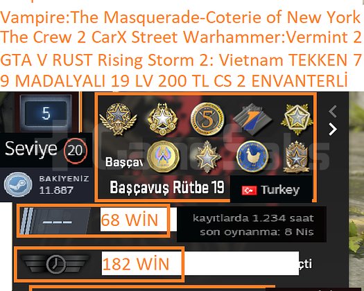 GTA V RUST TEKKEN 7 The Crew 2 CarX Street 23.500