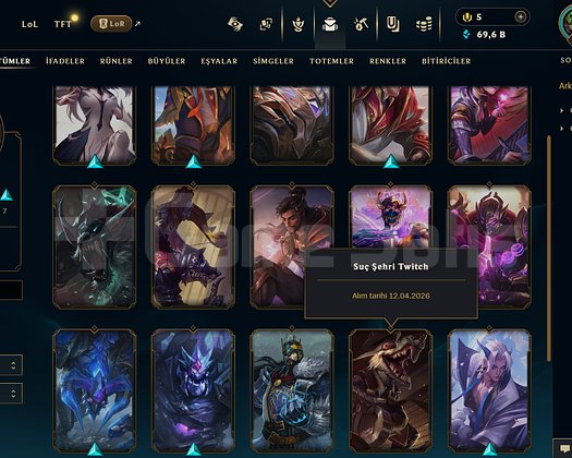 TR/MASTER/16 SKIN/CRİME CİTY TW KOSTÜMLÜ SMURF ACC