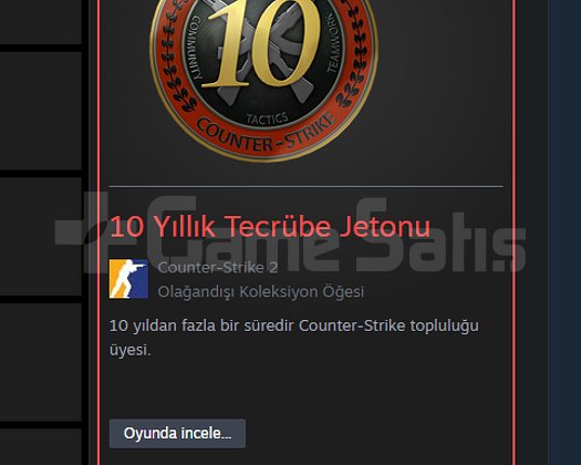 CS2 | 5+10 YIL MADALYA | 20 YILLIK HESAP | BANSIZ