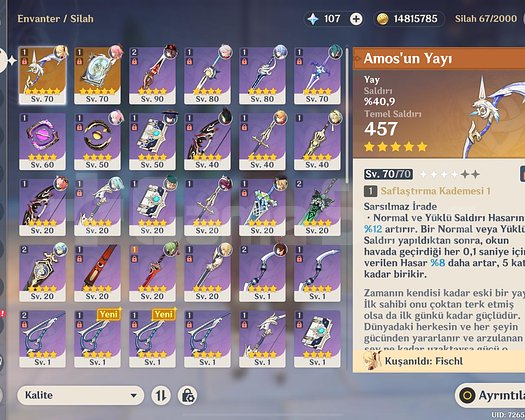 15X5 WELKİNLİ RATE UP MİD PİTY HESAP AR55