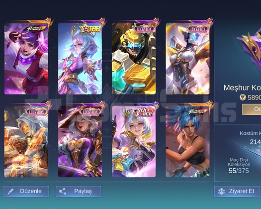 KOF KARINA KOF GUNİVERVE LYBOX LESLEY ALİCE İRİTH