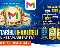 ESKİ TARİHLİ GMAİLLER KALİTELİ A++