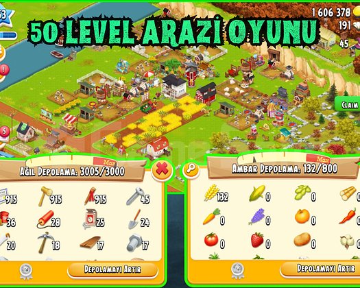 GARANTİLİ 50 LWL 3000 DEPO ARAZİ DOLU OYUN