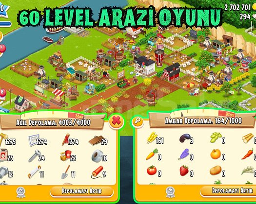 GARANTİLİ 60 LWL 4000 DEPO ARAZİ DOLU OYUN