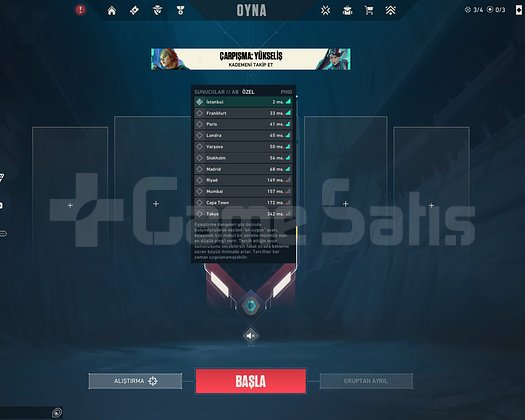 PLAT 1 - TR - YÜKSEK MMR - MAİL DEGİSEN