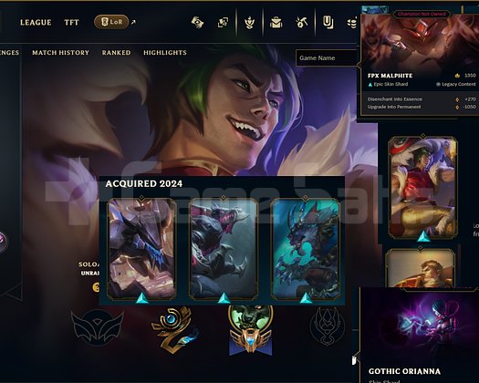 EUW 30 LEVEL 3 WARWICK SKINLI MAINLIK HANDMADE