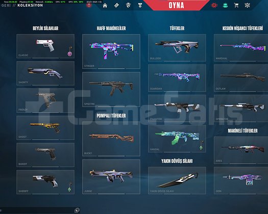 Onetap ora setli 3 ghost skinli classicli