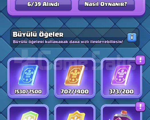 55 seviye 12000 kupa x yayı destesi