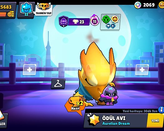 Brawl Stars Tüm Karakterli EMEK Hesabı+Squad Bust.