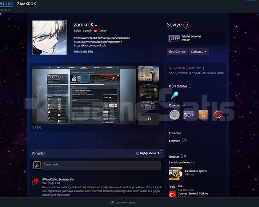 2003 açılım Faceit premium 5 LV temiz cs2 hesabı