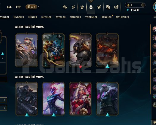 Gold 3 bol skinli ilk mailli tr hesap