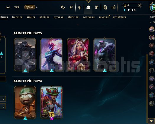 Gold 3 bol skinli ilk mailli tr hesap