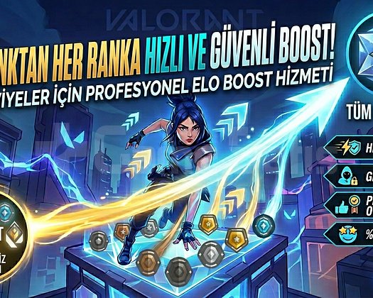 İSTEDİGİNİZ RANKA BOOST ATILIR