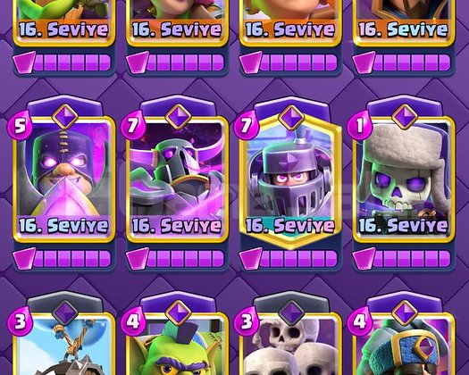 Clash Royale 14000 kupa 8 yıllık hesap 30 adet max