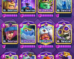 Clash Royale 14000 kupa 8 yıllık hesap 30 adet max