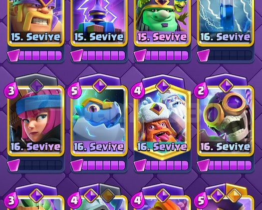 Clash Royale 14000 kupa 8 yıllık hesap 30 adet max