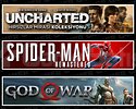 Uncharted + SpiderMan RE + God Of War