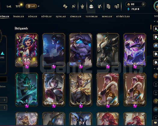 EUW ZÜMRÜT3 92LP MAİNLİK HESAP 856 KOSTÜM