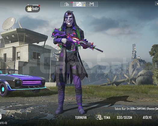 MASKARA SET, MASKE, ÇANT, MASKARA M4