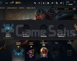 EUW PLAT 4 - AZ OYUNLU +30 -10 HESAP