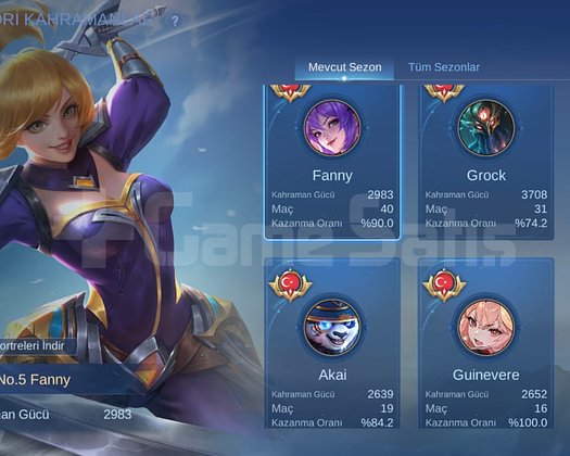 MOBİLE LEGENDS HESAP BOOST YAPILIR