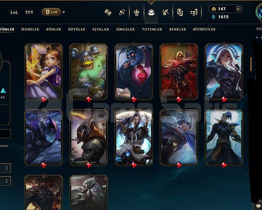 EUW GOLD4 MAİNLİK HESAP 128 SKİN GELEN LP YÜKSEK