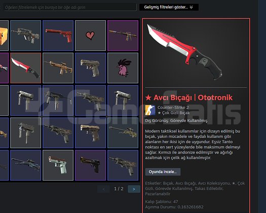2000+ ELO 10LVL FACEIT İTEMLİ HESAP