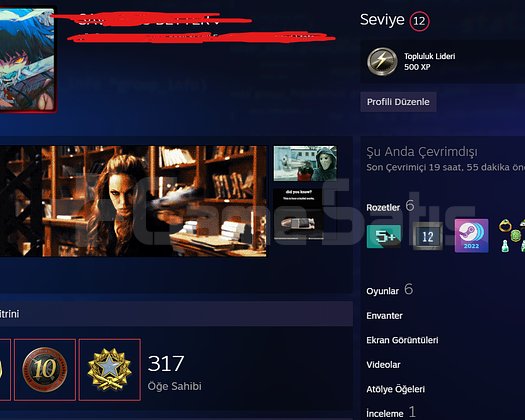 2000+ ELO 10LVL FACEIT İTEMLİ HESAP