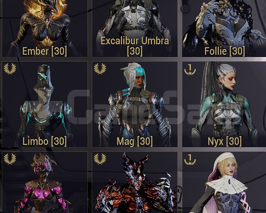 Sağlam solo oyunlu ve warframe içerikli hesap