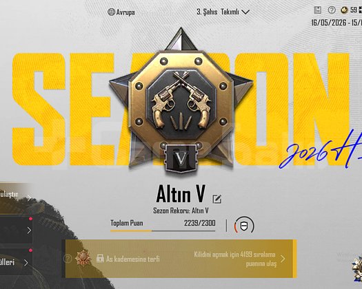 TEK BAĞ !! ALTIN V + ID KARTI ++