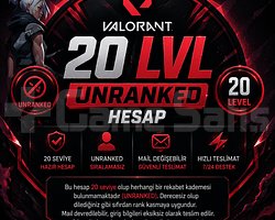VALORANT 20 LEVEL UNRANKED HESAP
