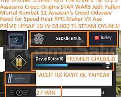 PRİME HESAP 10 LV NFS HEAT RPG Maker VX Ace Mortal