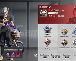PUBG BAPE VE HARLEY Lİ NADİR HESAP