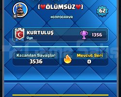 11322 kupa / 62 seviye hesap