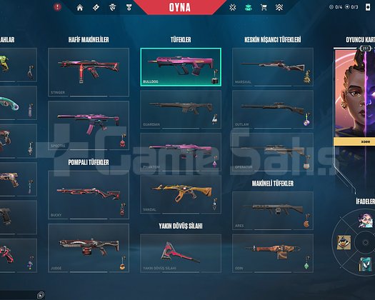 SKİNLİ-E POSTA DEVİRLİ-YÜKSEK MMR HESAP.