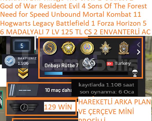 6 MADALYALI 7 LV Hogwarts Legacy Forza Horizon 5 N